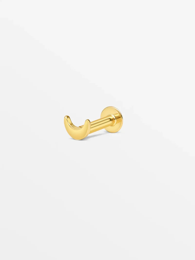 Mini Moon in 18k solid gold- Culet