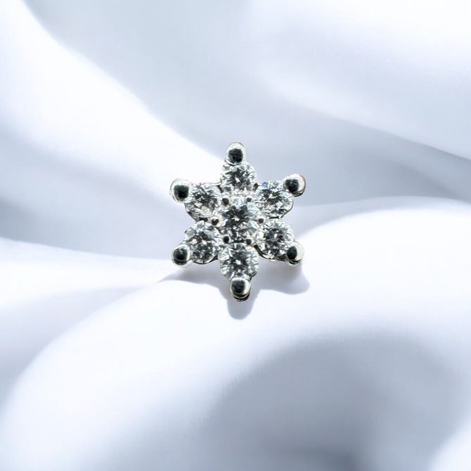 Mini Floral with Diamonds- Culet