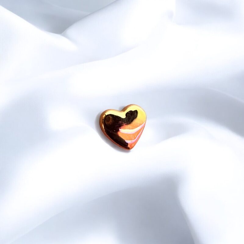 Mini Heart in 18k solid gold - Culet