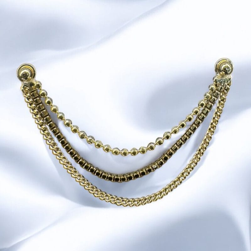 14k Gold Mixed Chain