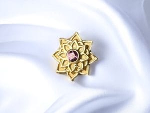 Sol Flower 14K Yellow Gold Rhodolite - BVLA