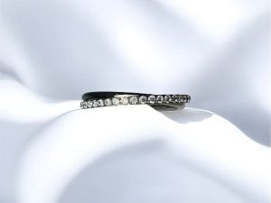 Twisted Doucle Hoop Clicker White CZ - Invictus