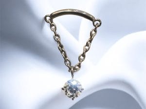 Hidden Helix Round Gem- Metal Mafia