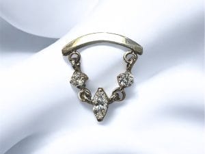 Hidden Helix Marquise Gem - Metal Mafia