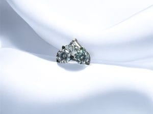 Square and Round White CZ- Metal Mafia