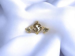 Astrid 14k Piercing Top - Beatti jewelry